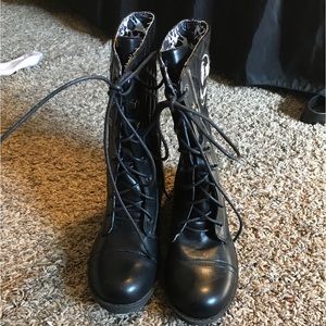 Nightmare Before Christmas Jack Skellington Combat boots